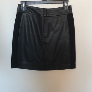 Black Leather Skirt